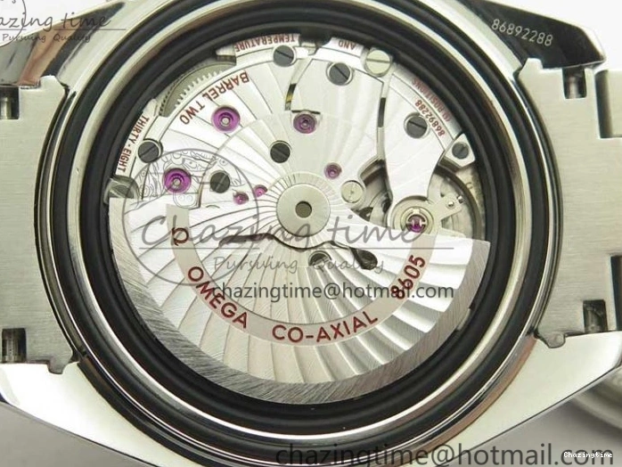 0306 Planet Ocean 600M Co-Axial GMT 43.5mm VSF 1:1 Best Edition Black Dial Orange Markers on SS Bracelet A8605 Super Clone Elegant 8024